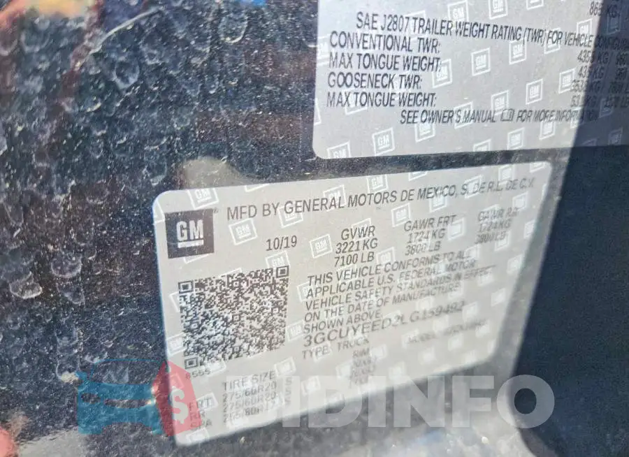 3GCUYEED2LG159492 Photo# 12