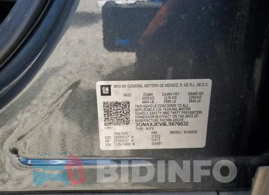 3GNAXJEV8LS676632 Photo# 13