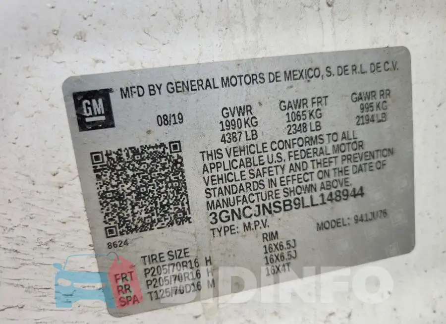 3GNCJNSB9LL148944 Photo# 13