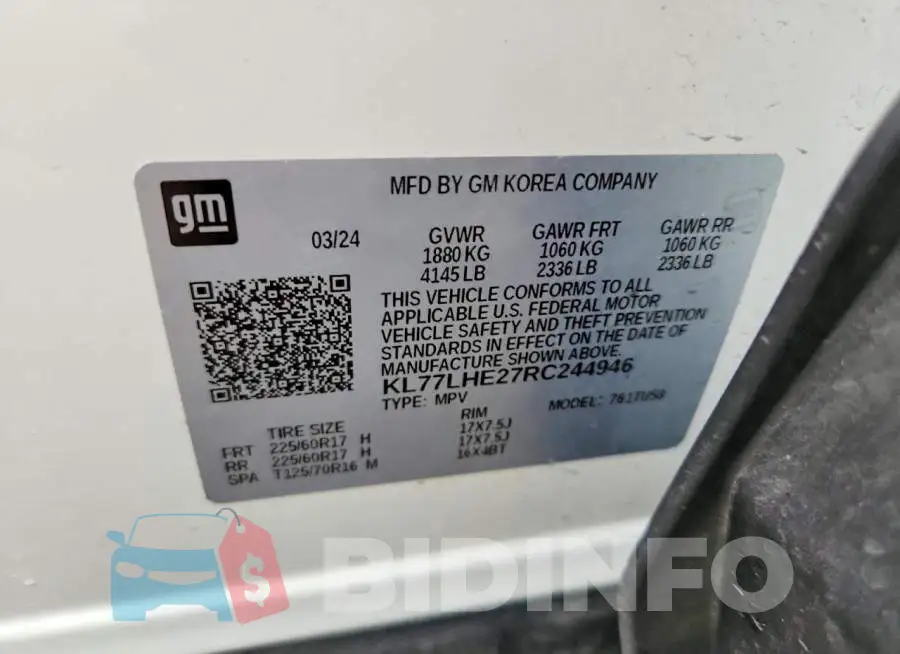 KL77LHE27RC244946 Photo# 14