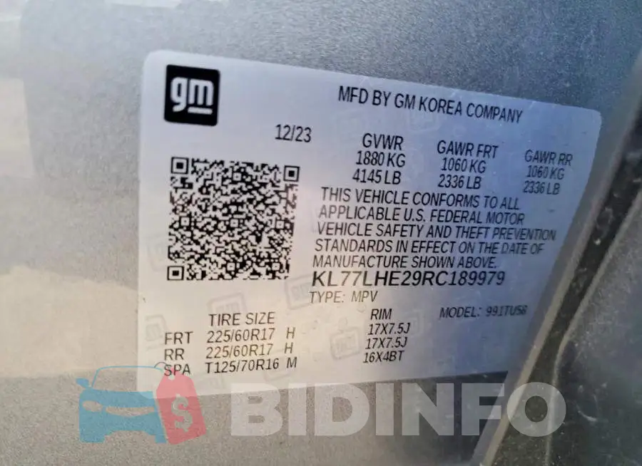 KL77LHE29RC189979 Photo# 13