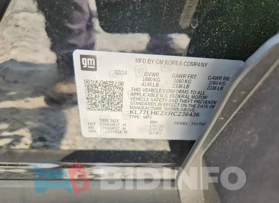 KL77LHE2XRC236436 Photo# 13