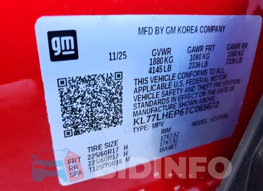 KL77LHEP6TC065672 Photo# 13