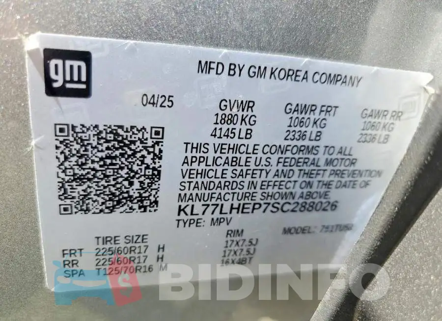 KL77LHEP7SC288026 Photo# 13