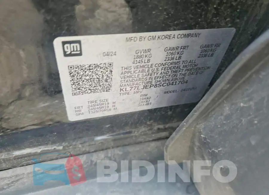 KL77LJEP8SC041704 Photo# 13