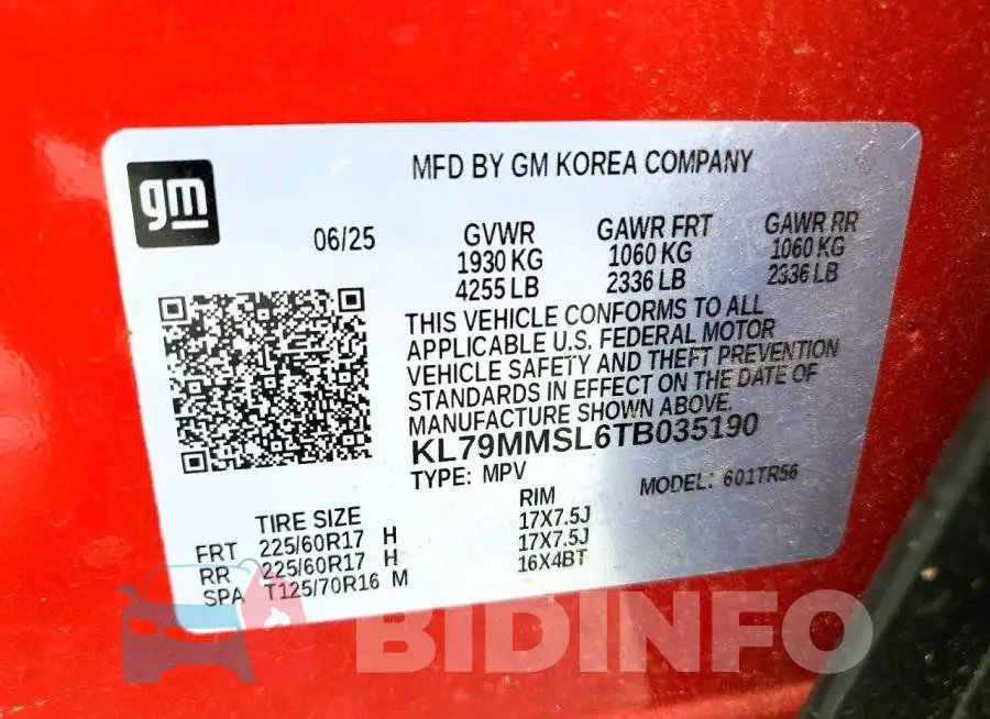 KL79MMSL6TB035190 Photo# 12