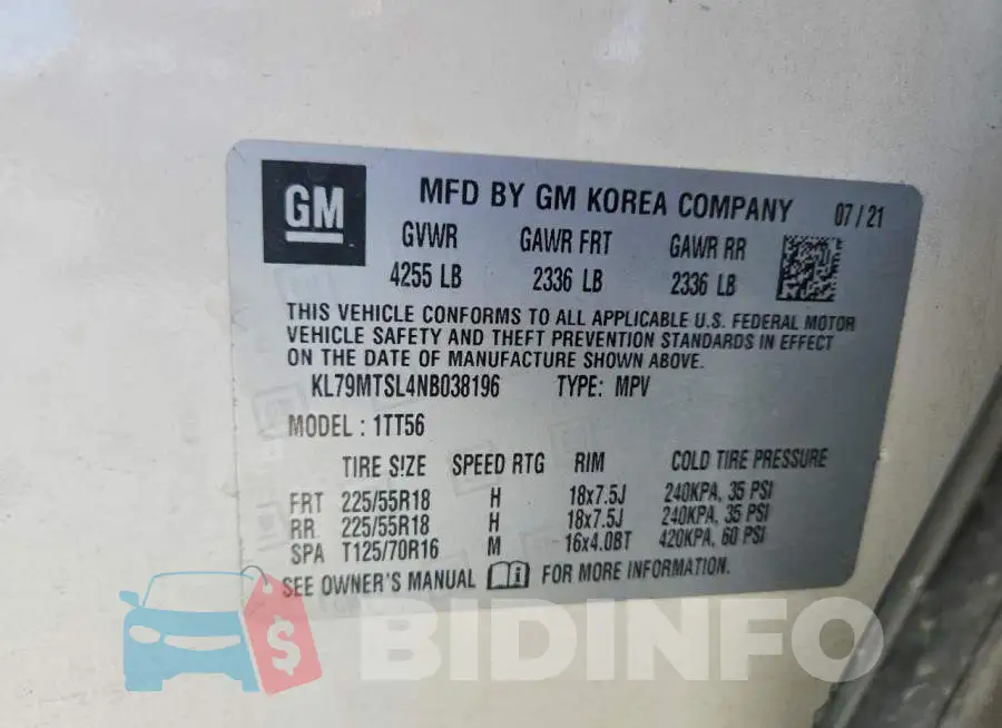 KL79MTSL4NB038196 Photo# 12
