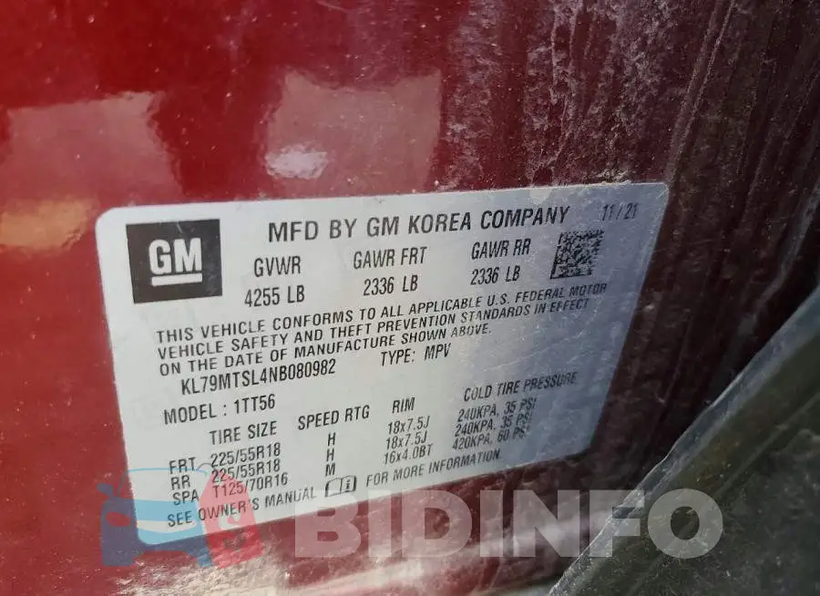 KL79MTSL4NB080982 Photo# 13