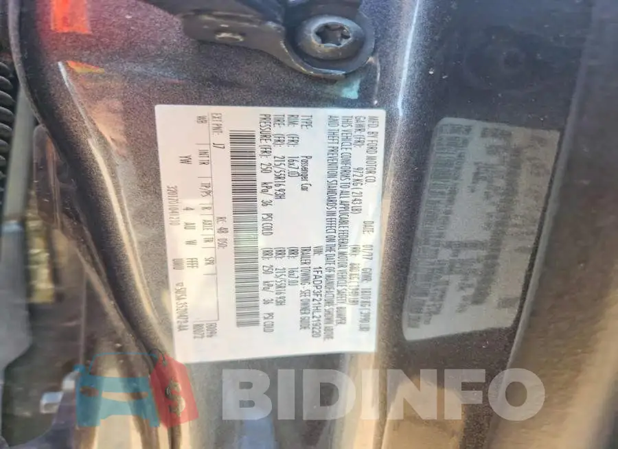1FADP3F21HL219220 Photo# 12