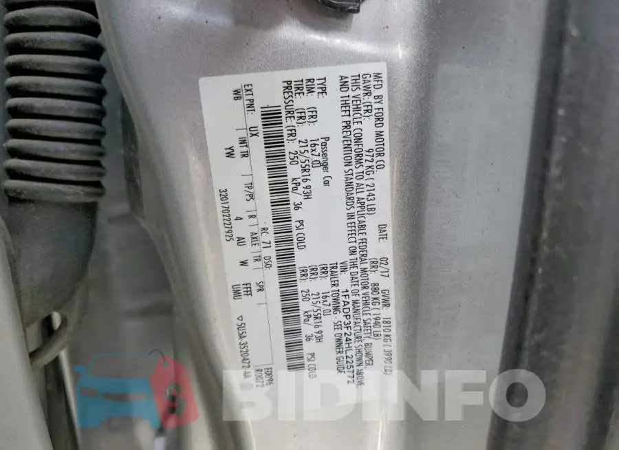 1FADP3F24HL225772 Photo# 12