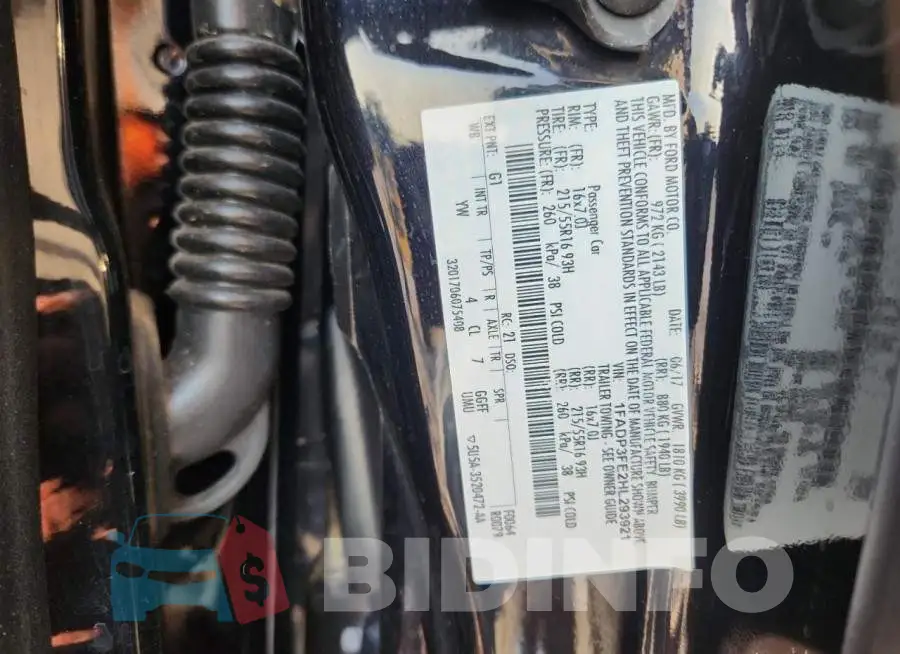 1FADP3FE2HL293921 Photo# 12