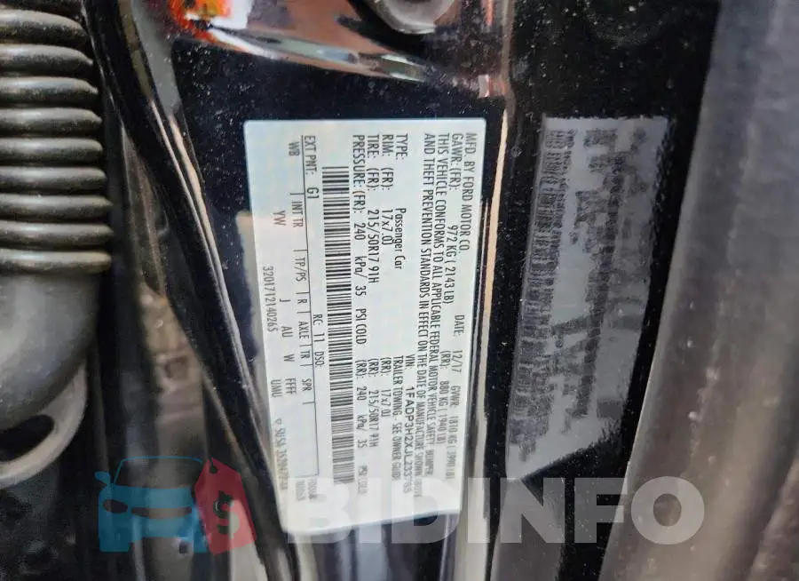 1FADP3H2XJL233765 Photo# 12