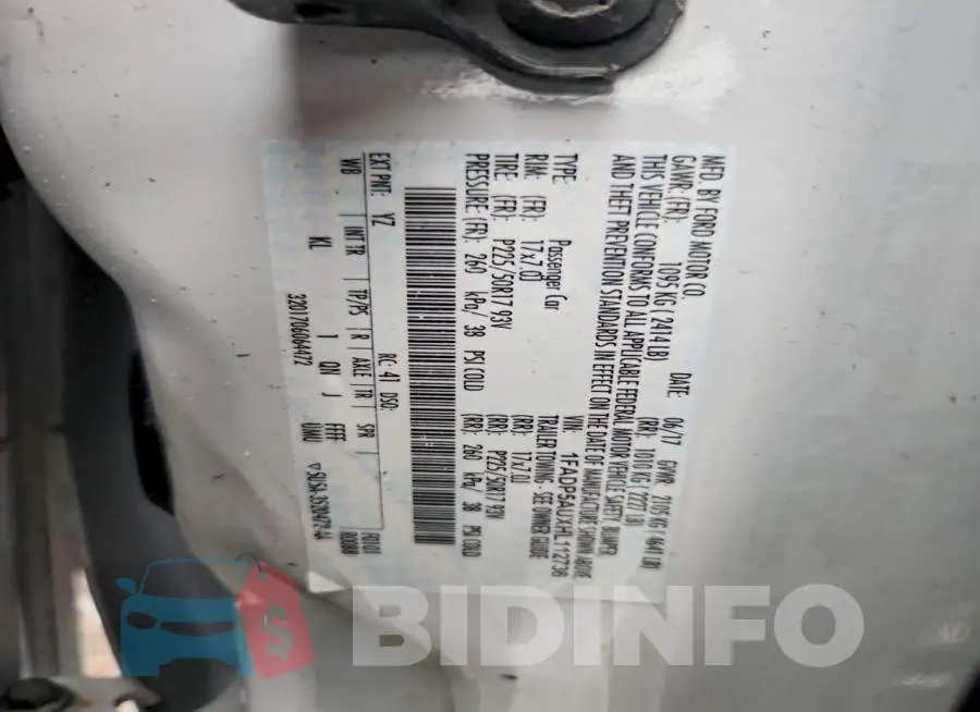 1FADP5AUXHL112736 Photo# 12