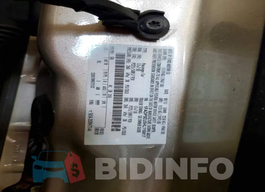 1FADP5EU5HL116817 Photo# 13