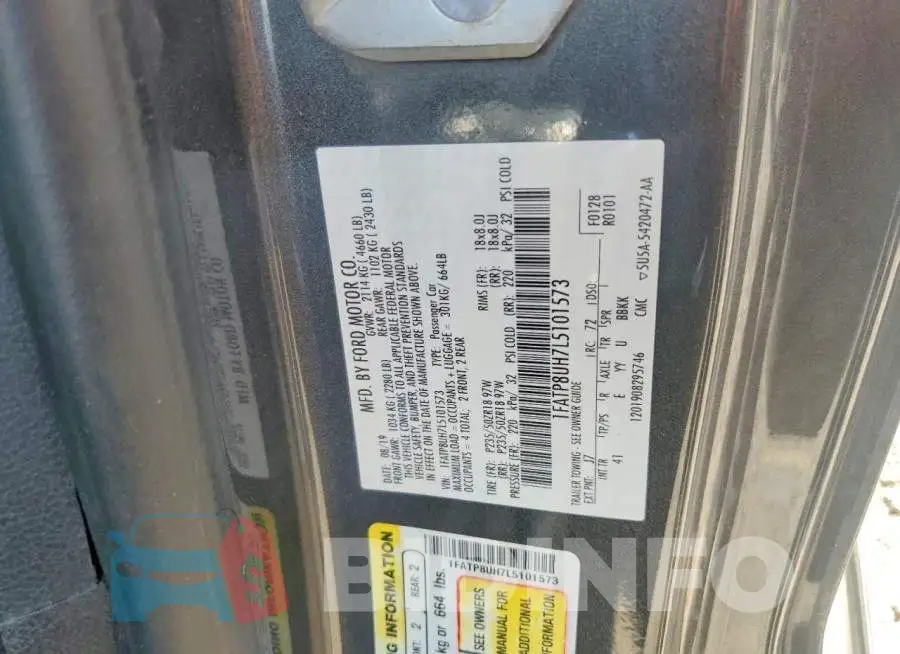 1FATP8UH7L5101573 Photo# 12