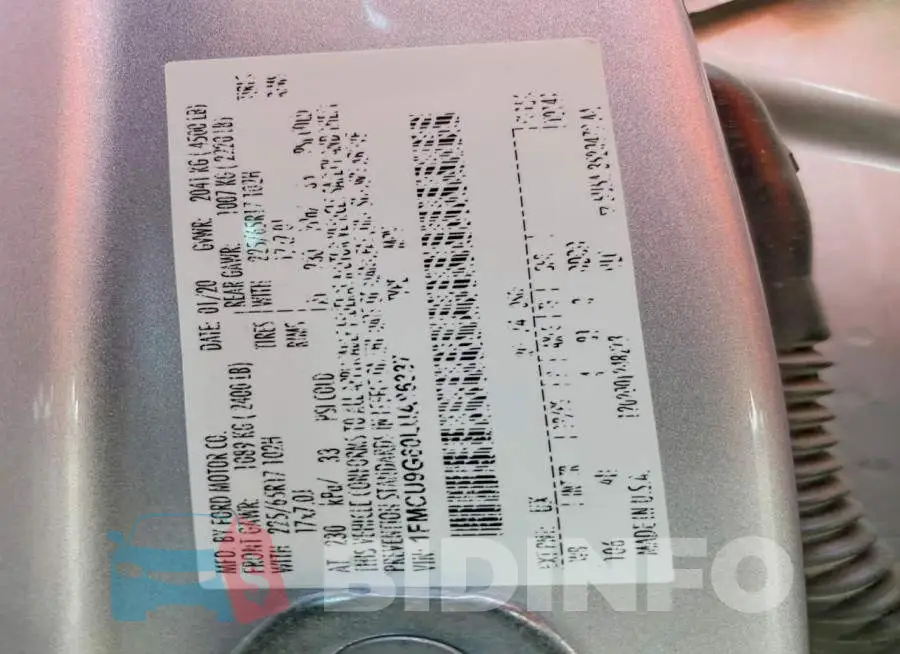 1FMCU9G60LUA86337 Photo# 13