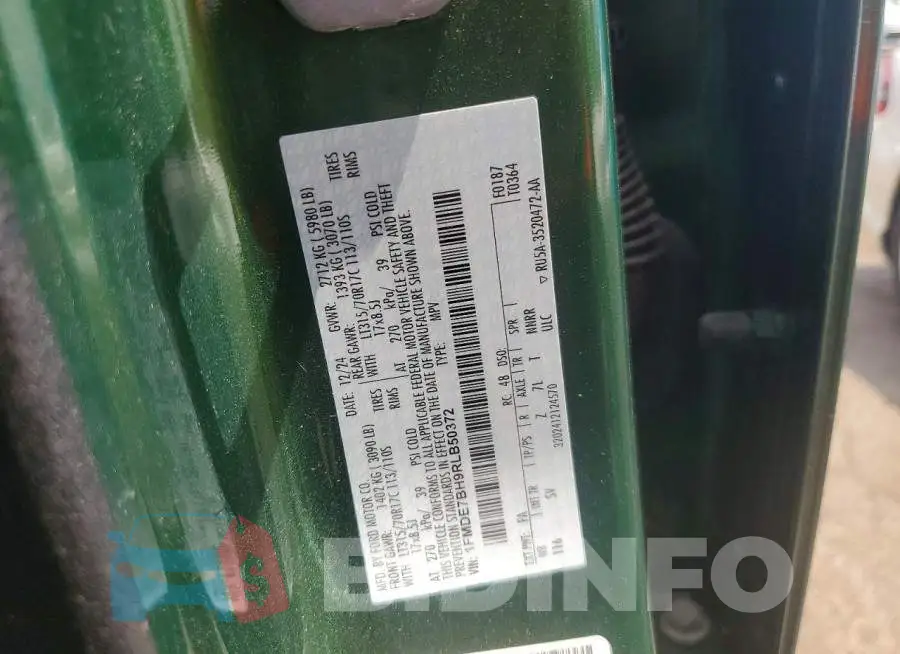 1FMDE7BH9RLB50372 Photo# 13