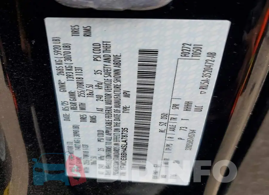1FMDE8BH4SLA78735 Photo# 12