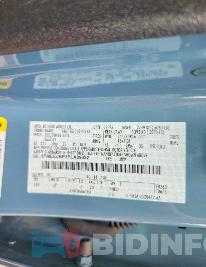 1FMEE5BP1PLA89032 Photo# 13
