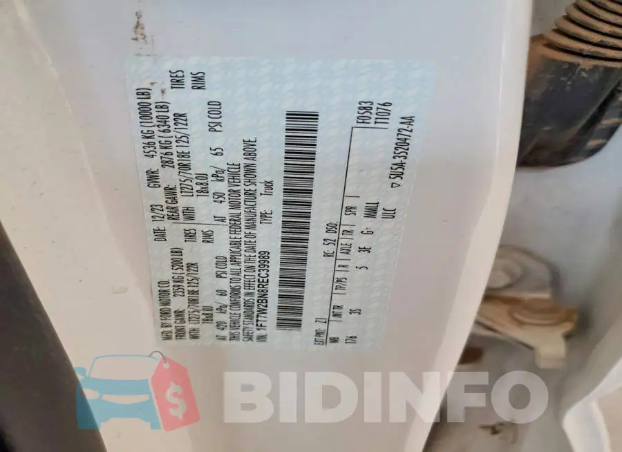 1FT7W2BN8REC39989 Photo# 12