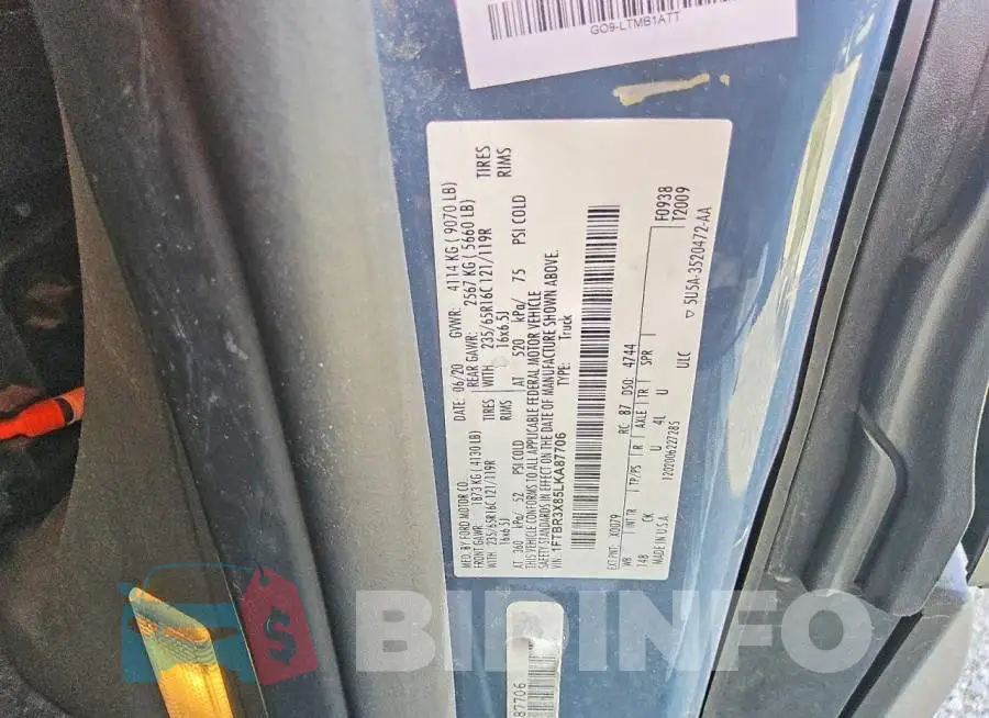 1FTBR3X85LKA87706 Photo# 13