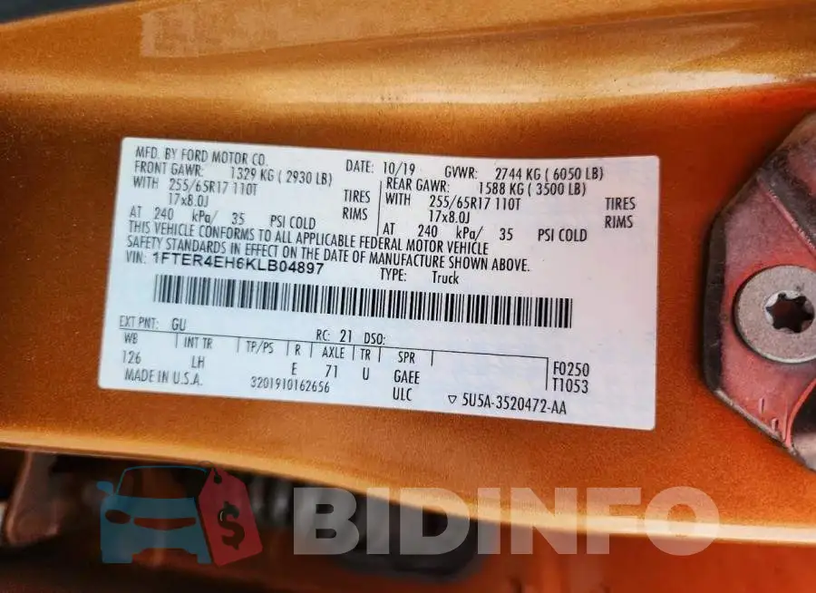1FTER4EH6KLB04897 Photo# 12