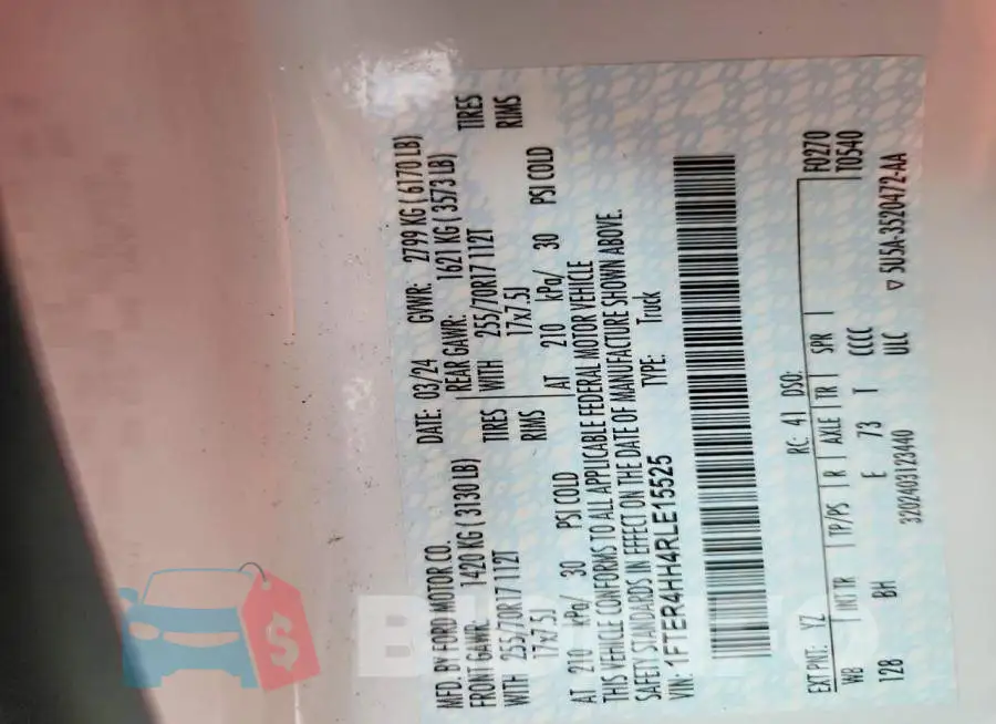 1FTER4HH4RLE15525 Photo# 12
