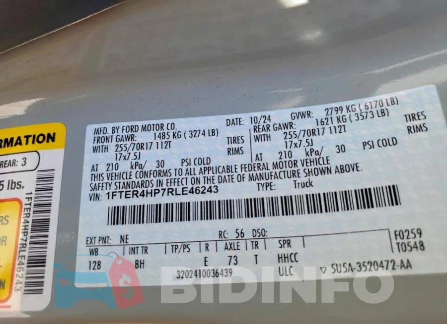 1FTER4HP7RLE46243 Photo# 12