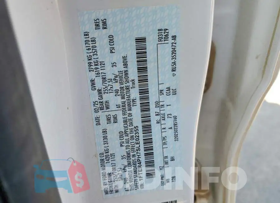 1FTER4PH7SLE02355 Photo# 13