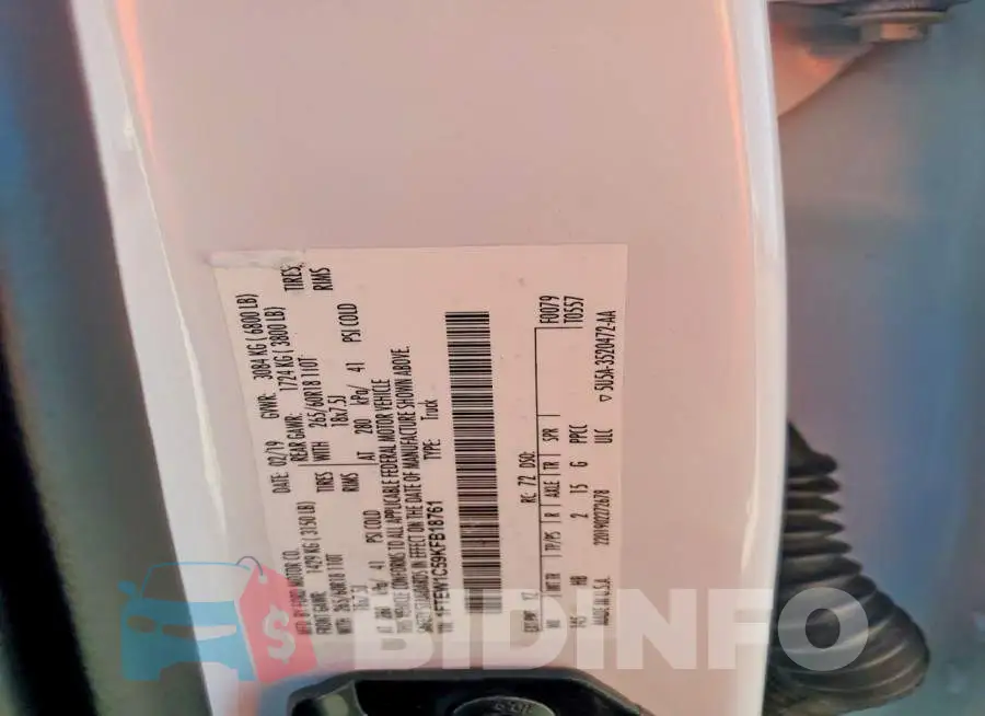 1FTEW1C59KFB18761 Photo# 12
