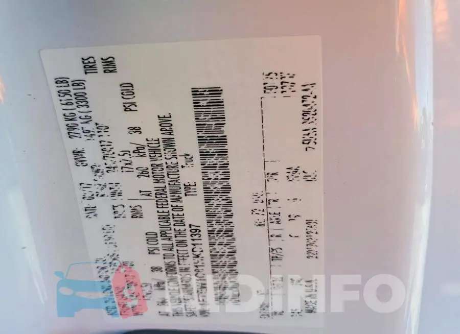 1FTEW1C81HKD11397 Photo# 12