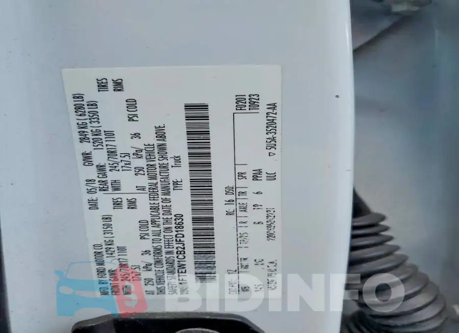 1FTEW1CB2JFD18630 Photo# 12