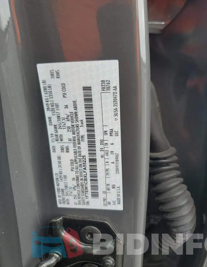 1FTEW1CBXLFA55225 Photo# 12