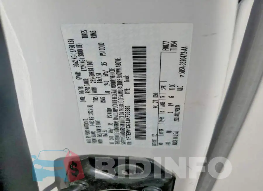 1FTEW1CG1JKF99385 Photo# 13