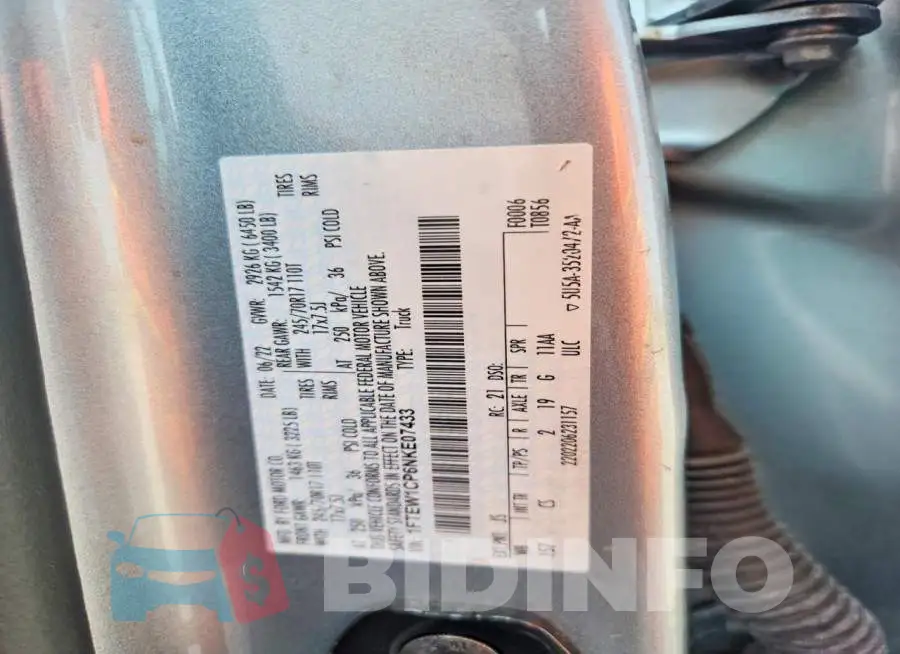 1FTEW1CP6NKE07433 Photo# 13