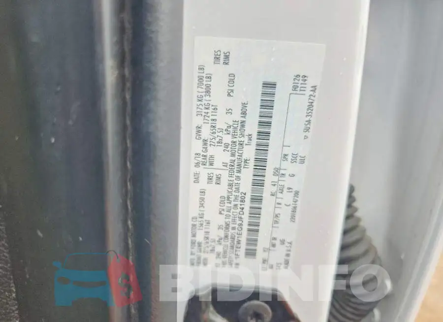 1FTEW1EG9JFD41802 Photo# 12