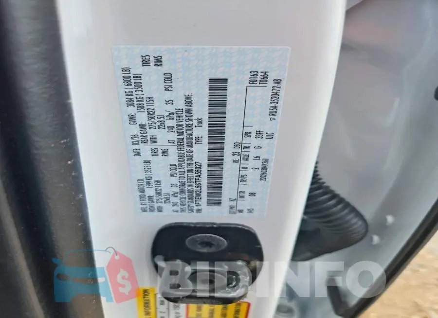 1FTEW2L56TFA55027 Photo# 12