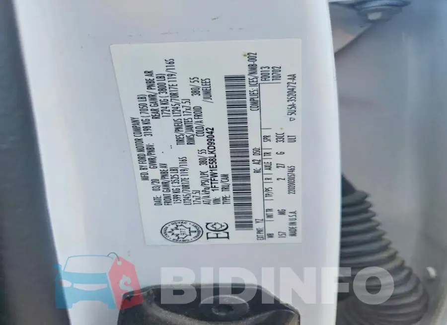 1FTFW1E58LKD99042 Photo# 12