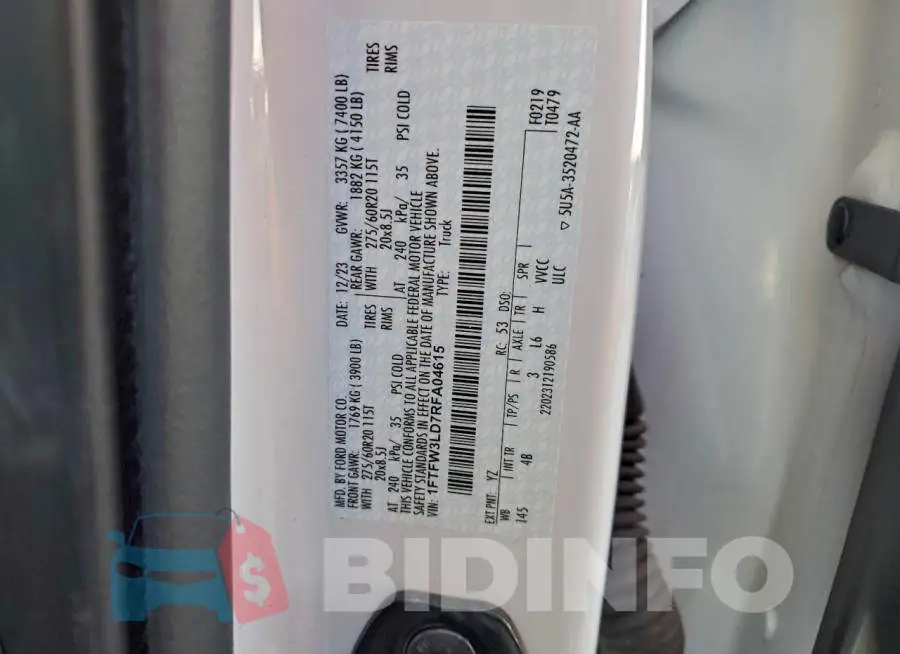 1FTFW3LD7RFA04615 Photo# 12
