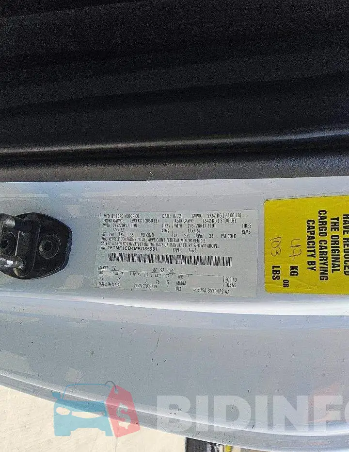 1FTMF1CB4MKD85981 Photo# 12