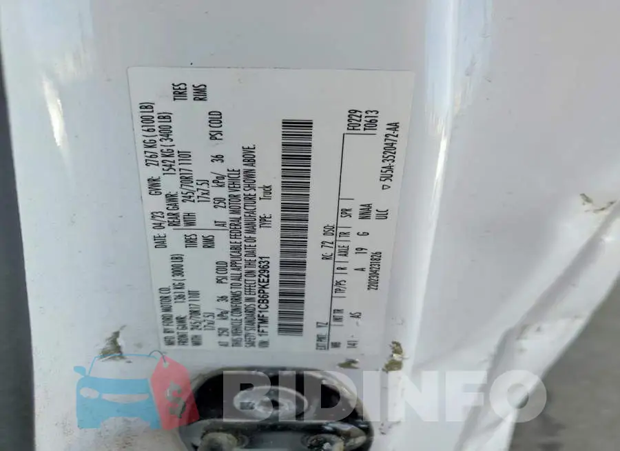 1FTMF1CB6PKE29631 Photo# 12