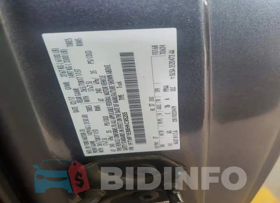 1FTMF1E88HKC95255 Photo# 12