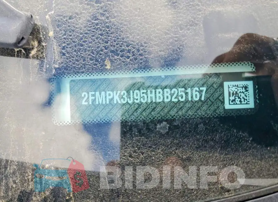 2FMPK3J95HBB25167 Photo# 12
