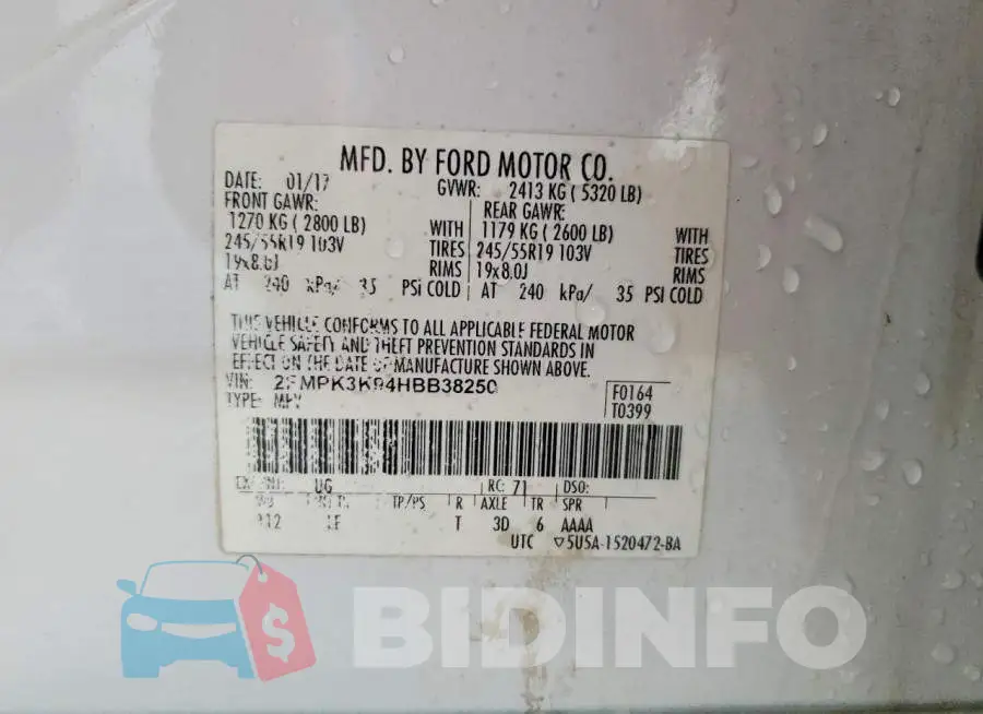 2FMPK3K94HBB38250 Photo# 13