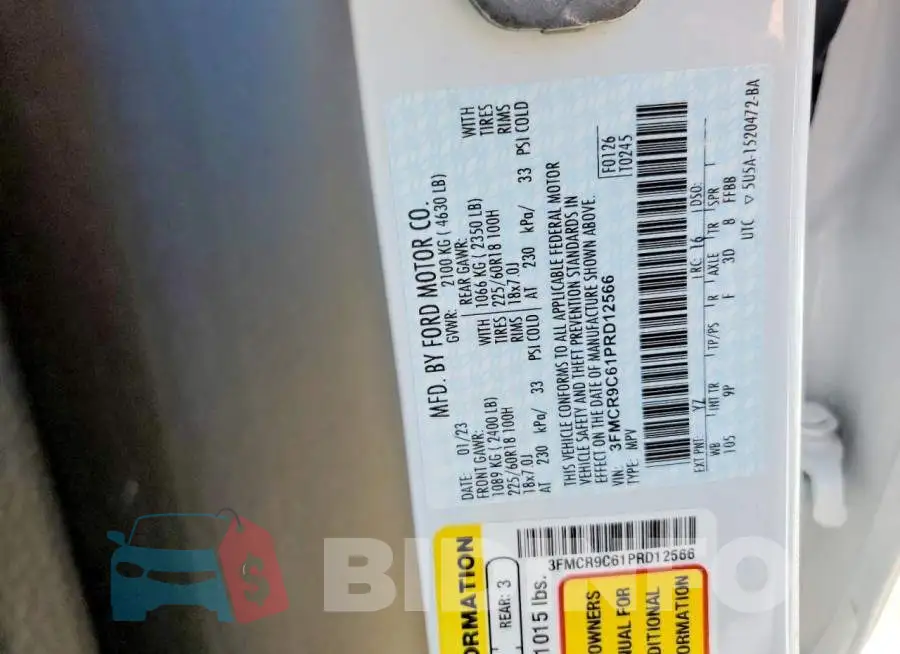 3FMCR9C61PRD12566 Photo# 14