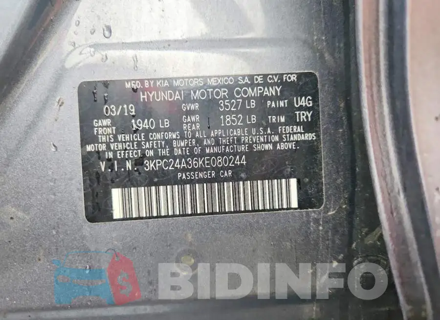 3KPC24A36KE080244 Photo# 12