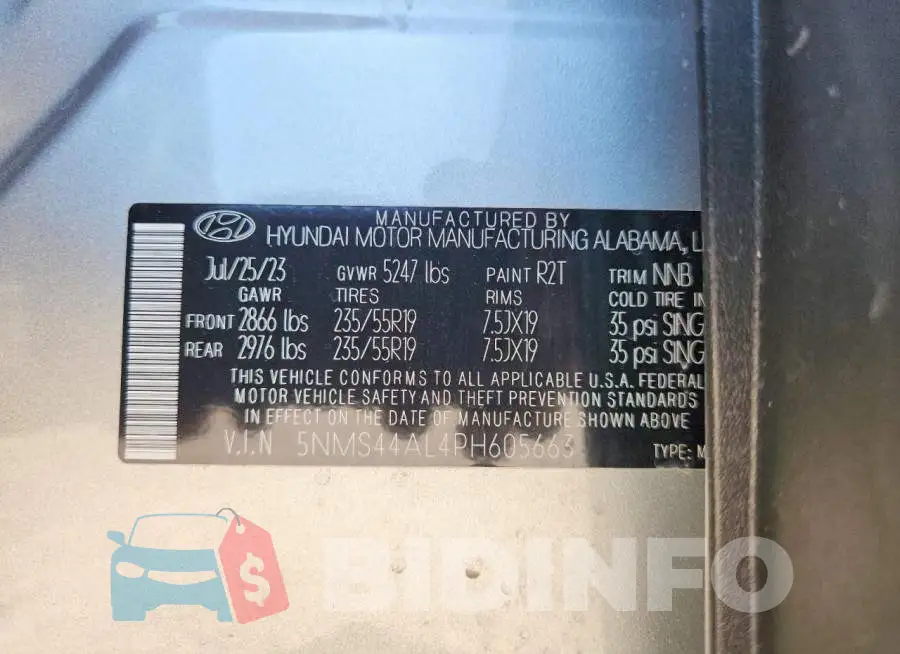 5NMS44AL4PH605663 Photo# 14