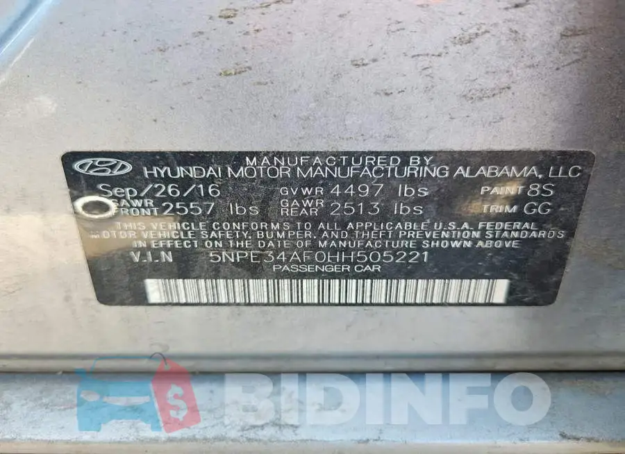 5NPE34AF0HH505221 Photo# 13