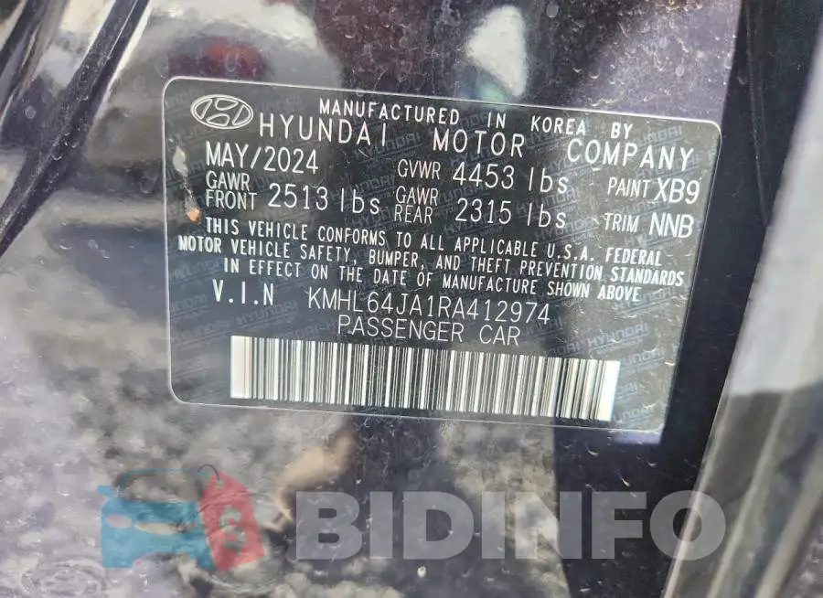 KMHL64JA1RA412974 Photo# 13