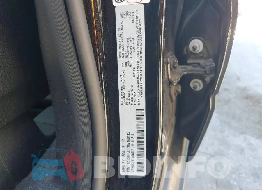 1C6SRFJT7RN160412 Photo# 13